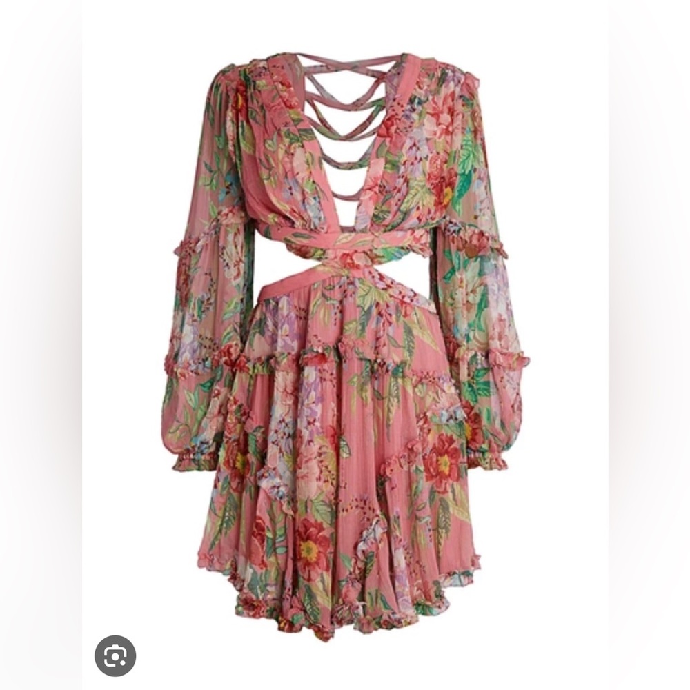 Zimmermann Bellitude Floating Cutout Dress